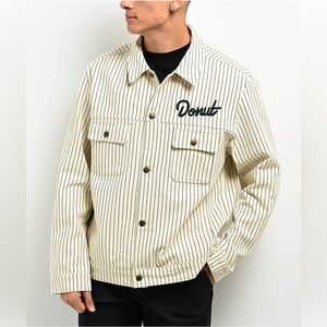 Official Donut Pinstripe Jacket - Size Men’s Small